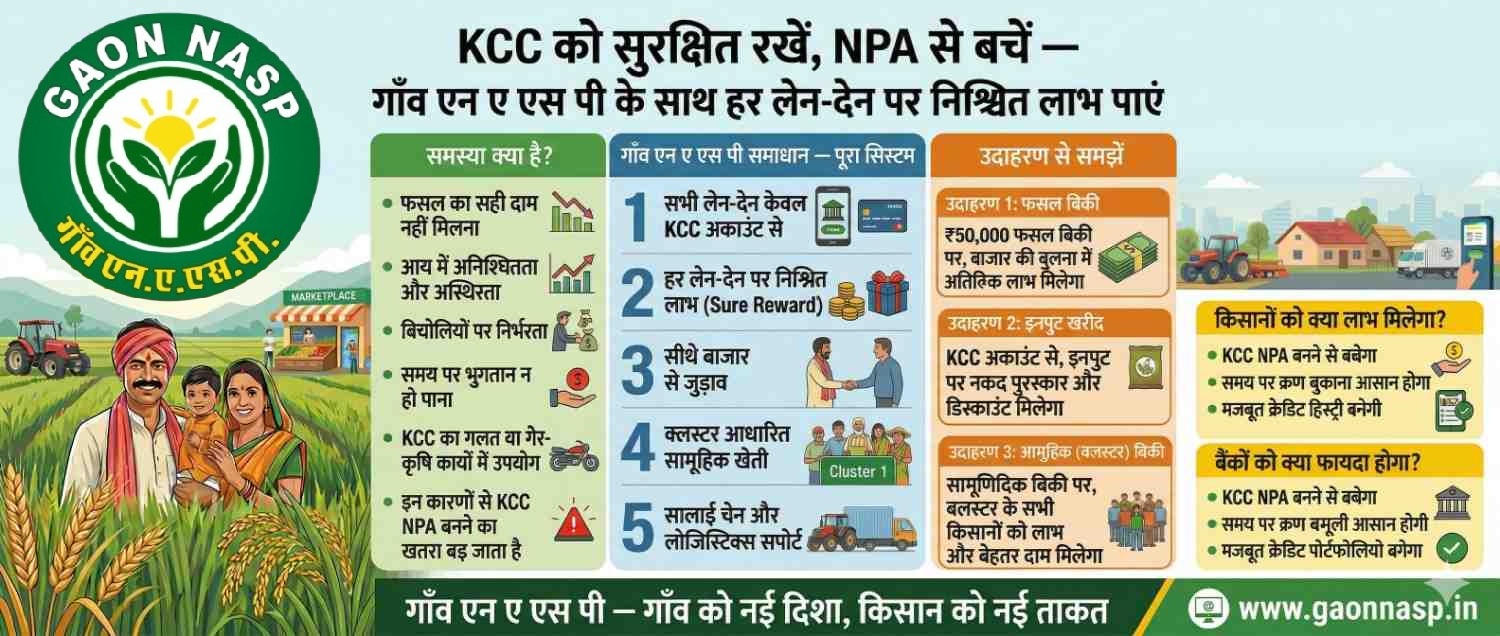 Keep KCC Safe, Avoid NPA — Earn Assured Rewards on Every Transaction with GAON NASP