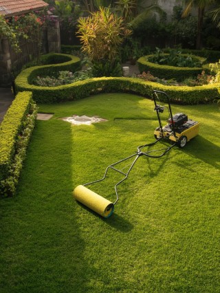 लॉन और भूदृश्य